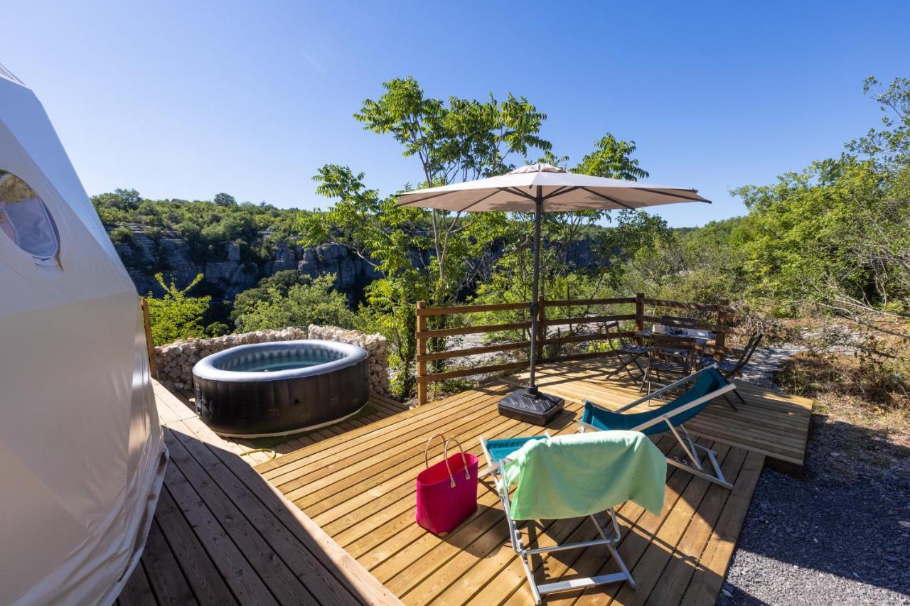 Les Domes Des Gorges Hotel Ruoms Ngoại thất bức ảnh