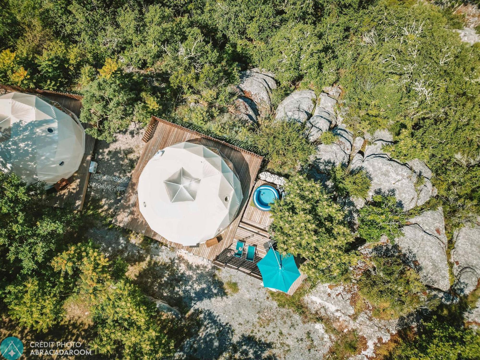 Les Domes Des Gorges Hotel Ruoms Ngoại thất bức ảnh